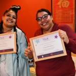 Quincey Smith and Lyrica Fuentes were this years Live Your Dream Awards winners. Photo by Bruce Honda