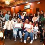 Soroptimist members, award winners and their friends and family celebrated at New Peking Wok in Federal Way on Feb. 29. Photo by Bruce Honda