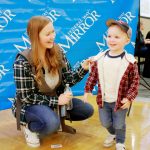 Laura Walsh Stewart, daughter of Councilmember Jack Walsh, and her son at the Best of Federal Way. Photos by Keelin Everly-Lang / The Mirror