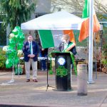 Federal Way City Hall hosted the raising of the Irish flag on March 15. Photos by Keelin Everly-Lang / The Mirror