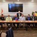 Community leaders celebrate at the Federal Way Lions Clubs 70th Anniversary event at the Golden Spoon on March 23.