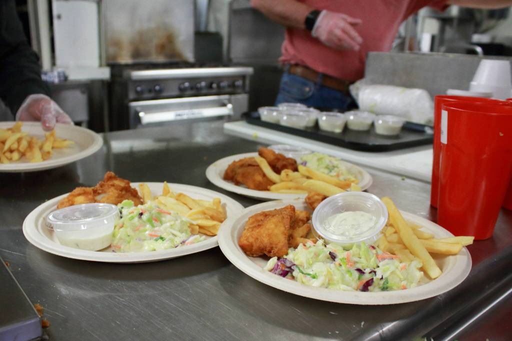 Fried fish, coleslaw, fries and tarter sauce made up the star dish that provided the fundraising opportunity and community connection at the March 22 event. Photo by Keelin Everly-Lang / The Mirror