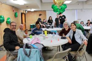 Saad, Cris, Cozi, Helen Georgette Bechara and Juhayna enjoying the festivities. Photos by Keelin Everly-Lang / The Mirror