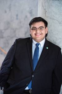 Photo provided by Juan Juarez Ramos
Juan L. Juarez Ramos at the State Capitol in Olympia, where he served as a page for the 30th District.