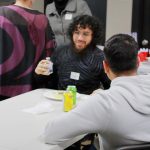 Even long after fasts were broken and food was cleaned up, guests at the Iftar hosted by the Al-Maidah Initiative were still deep in conversation. Photo by Keelin Everly-Lang / The Mirror