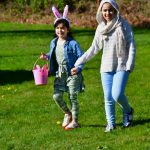 Kids got into the spirit at the annual Light of Christ Community Garden Easter Egg Hunt on Saturday that included snacks, crafts and more. Photo by Bruce Honda