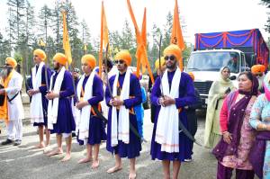 The 3rd annual Vaisakhi Celebration at Khalsa Gurmat Center on Saturday, April 13. 7,000 to 9,000 people were expected from throughout the state. Photo by Bruce Honda
