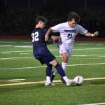 Dylan Cruz fights through an Auburn Riverside defender. Ben Ray / The Mirror