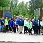 The Thomas Jefferson High School band, Federal Way Police Department motorcycle and bike patrol, Mayor Jim Ferrell, and Federal Way City Councilmembers Susan Honda and Jack Walsh joined the coaches and swim team captains in the annual Marine Hills Pool Opening Parade on May 18. Photos by Bruce Honda