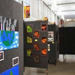 The inaugural CTE Scholar Showcase featured a variety of skills including art and graphic design.