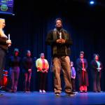 Frank Fields was honored at the recent MLK Day Event in Federal Way by being selected to hold a community torch. Photo by Keelin Everly-Lang / The Mirror.