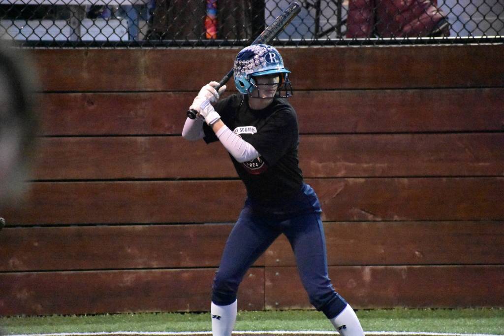 Jossy Taylor up to bat in the night cap against the Metro League All Star team. Ben Ray / The Mirror
