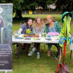 EarthCorps members were involved in recent FWPS event Storming the Sound where they led some education and activities around salmon life cycles. Photo by Keelin Everly-Lang / The Mirror