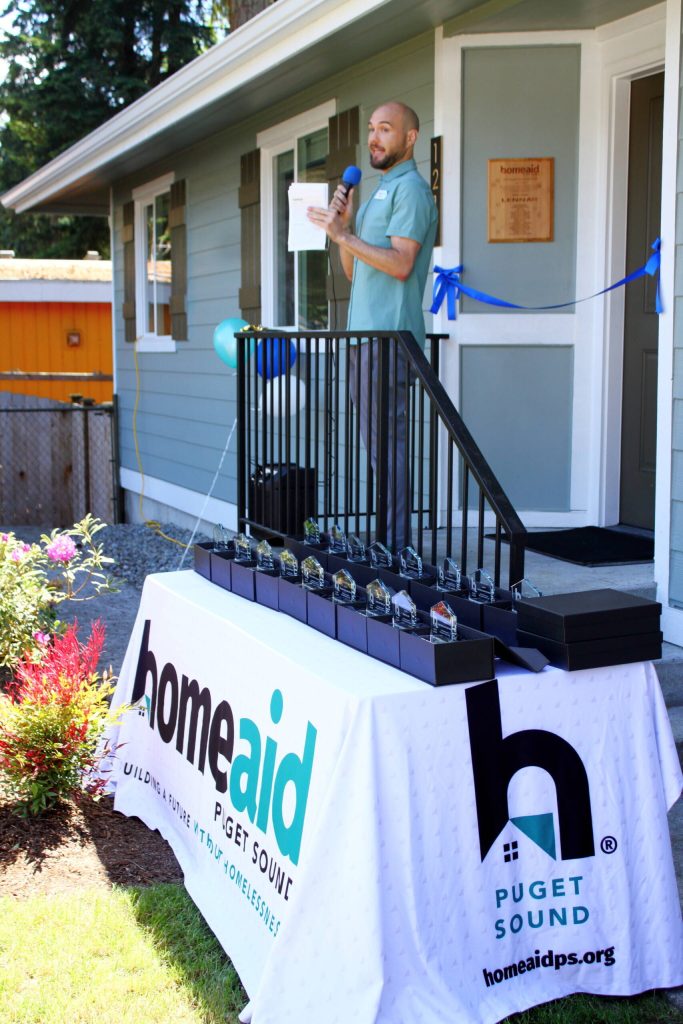 Matt Jarrell is the executive director of HomeAid. Photo by Keelin Everly-Lang / The Mirror