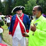A member of the Federal Way Lions Club at the annual Make Music Federal Way event. Photo by Bruce Honda.