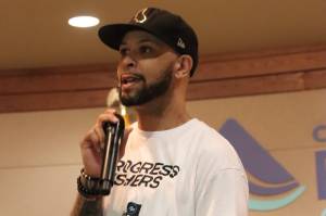 Jeremy Winzer at the June 21 event. Photo by Mos Photography