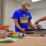 The Repair Cafe at the South King Tool Library on June 29. Photo by Bruce Honda