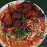 Theary Cambodian Foods combination plate. Photo by Joshua Solorzano/The Mirror