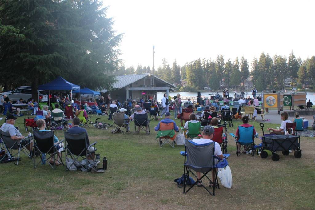 The Hot Rodster Band kicked off the Summer Sound Concert series July 10. Photos by Max Burchi/The Mirror