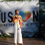 FUSION founder Peggy LaPorte speaks at the 2023 gala, which raises money every year to benefit homeless families in the Federal Way area. Mirror file photo