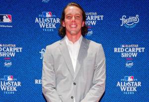 Mariners pitcher Logan Gilbert represented at the All-Star Game. (Photo courtesy of Seattle Mariners Facebook page)