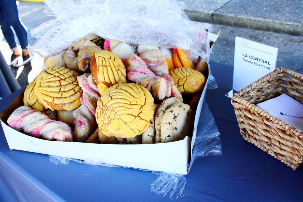 Pan dulce baked locally by La Central Tienda Mexicana were shared at the event. Photo by Keelin Everly-Lang / the Mirror