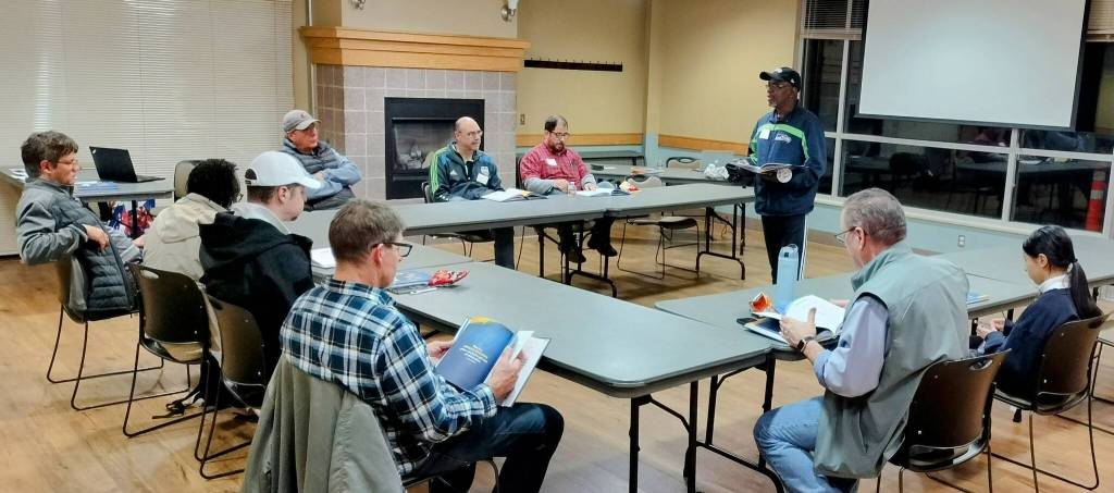 George Houston teaching a financial skills class. Photo provided by the city of Federal Way.