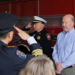 Federal Way City Councilmember Jack Walsh performed the National Anthem at this years 9/11 memorial tribute event. Photo by Keelin Everly-Lang / the Mirror