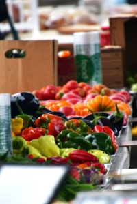 Peppers were plentiful at the Federal Way Farmers Market on Saturday, Sept. 14. The market runs 9 a.m. to 4 p.m. Saturdays through October at The Commons mall parking lot. Photo by Bruce Honda