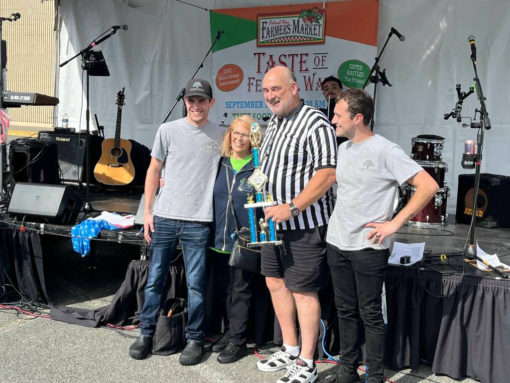 Poverty Bay Cafe, working to benefit FUSION, received second place at the Taste of Federal Way.