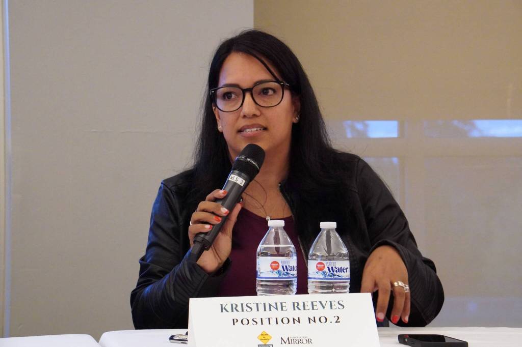 30th District Position 2 Representative Kristine Reeves. Photo by Joshua Solorzano/The Mirror