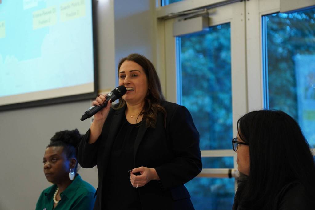Melissa Hamilton, candidate for Position 1. Photo by Joshua Solorzano/The Mirror