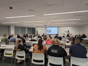 David Lewis presenting at the forum. Courtesy Photo