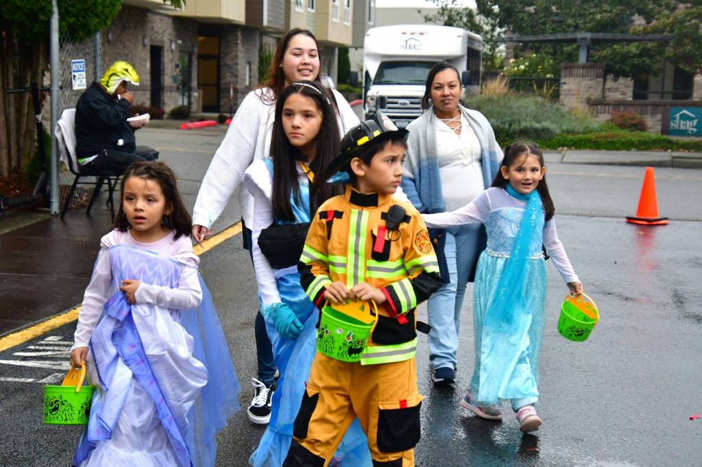 Kids and family at the Fusion Trunk or Treat on Oct. 26.