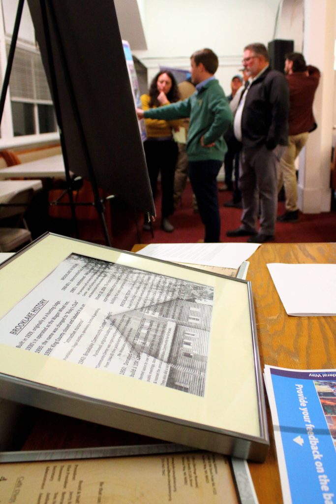 Past and present meet as Federal Way community members give feedback on plans for the Brooklake Master Plan and learn about the history of the building at a public meeting on Oct. 29. Photo by Keelin Everly-Lang / the Mirror