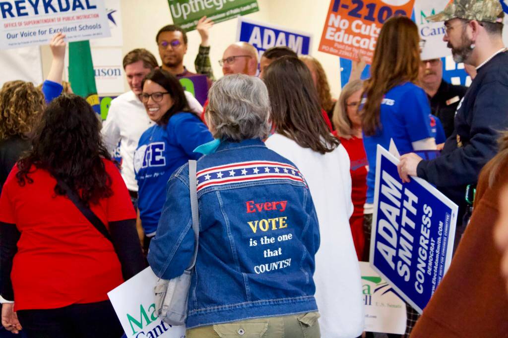 WA Democrats get ready to Get Out the Vote on Nov. 5 at an event at the Washington Education Association in Federal Way located at 32032 Weyerhaeuser Way South.