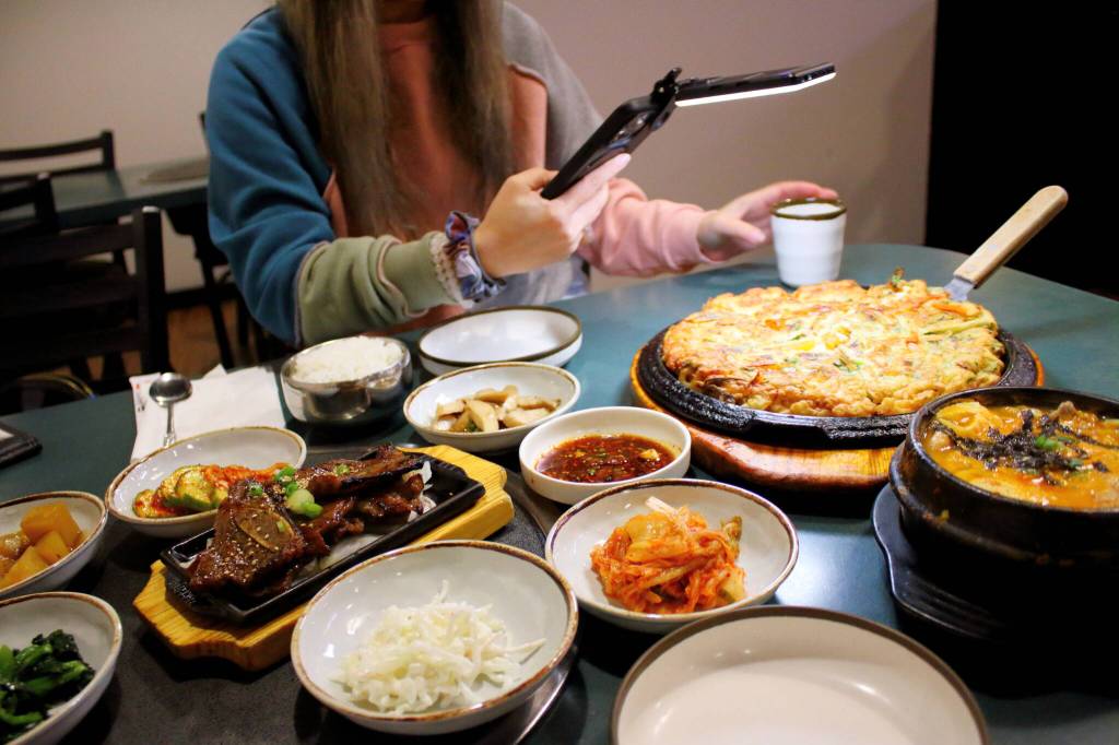 The Federal Way Foodie account on Instagram account highlights local eats in Federal Way and beyond. Here, some content is created for the account through a delicious meal at So Moon Nan Jib in Federal Way. Photos by Keelin Everly-Lang / the Mirror.