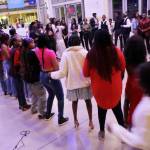 After listening to speakers, playing games and enjoying food, the evening ended with dance and music.