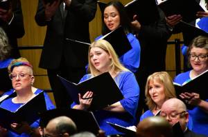 The Federal Way Chorale held their annual Christmas concert on Friday, Dec. 13. Photo by Bruce Honda.