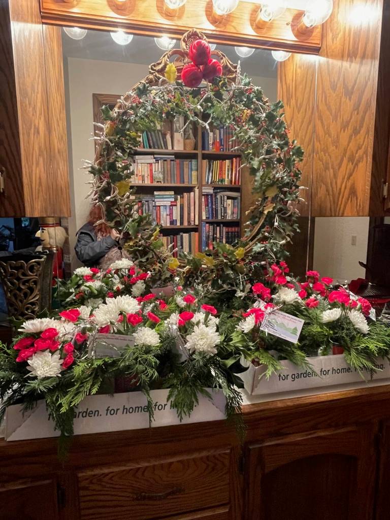 More floral arrangements created by the Marine Hills Garden Club. Photo provided by Debbie Angel