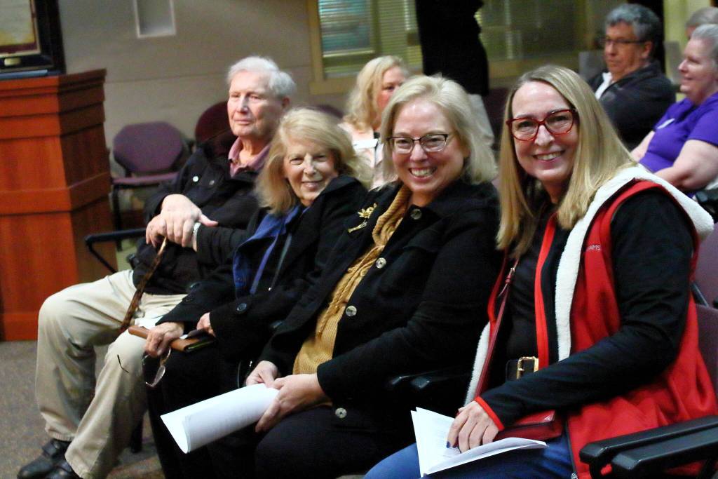 Founder of the Federal Way Farmers Market Rose Ehl, Karla Kolibab, who will stay on managing vendor relationships for this year, and Vickie Chynoweth, who runs Federal Ways Got Talent. Photo by Keelin Everly-Lang / the Mirror.