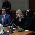 The victims mother reading a statement to the judge at the sentencing. Photo by Joshua Solorzano/The Mirror
