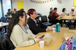 Photo by Keelin Everly-Lang / the Mirror.
The LGBTQIA Task Force meeting on Jan. 15 at The Hub: Federal Way Higher Education Center.