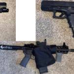 Firearms found in McGraws home. Photo courtesy of King County Superior Court.