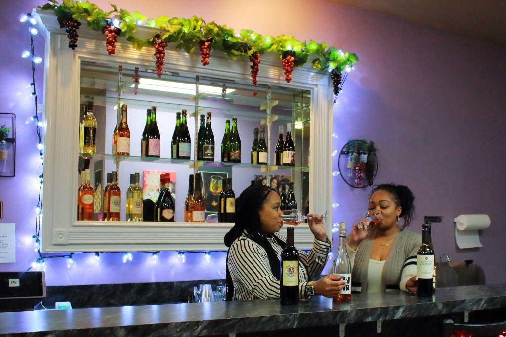 Niesy and Victoria Gaul love sharing their wine expertise through the PYC Sweets and Wine Bar in Federal Way. Photos by Keelin Everly-Lang / the Mirror
