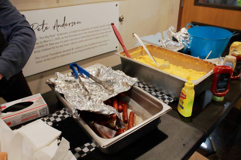 FUSION serves a hot meal in the evening and in the morning at their severe weather emergency shelter that has been active since mid-January. Photo by Keelin Everly-Lang / the Mirror