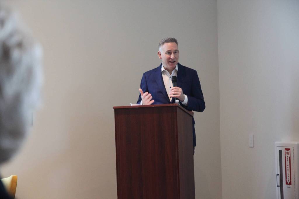 King County Executive Dow Constantine spoke at the Grand Opening of Redondo Heights. Photo courtesy of Ben Miller at the City of Federal Way.