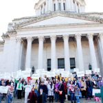 Over 200 refugees and immigrants attended the advocacy day on Feb. 27 in Olympia to ask for more support. Photo by Keelin Everly-Lang / the Mirror