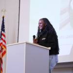 Alyssa Karie is an 8th grade student who shared her experience with Communities in Schools at the organizations event on March 7. Photo by Keelin Everly-Lang / the Mirror