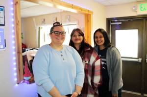 Ms. Janet, Ms. Mandy and Ms. Britanie all work at the Brooklake Childcare & Learning Center. Photo by Bailey Jo Josie/Sound Publishing.